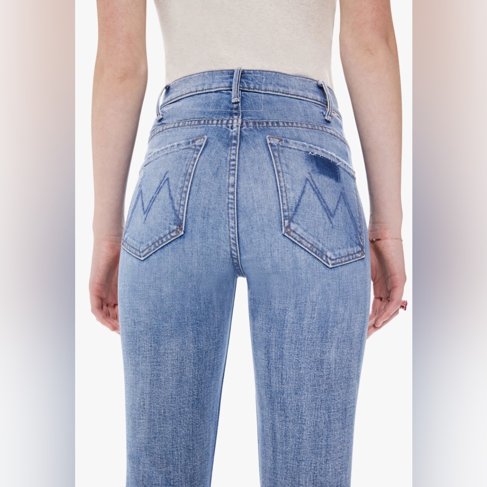 Mother Denim The Hustler Ankle Fray Jeans - Picture 4 of 13